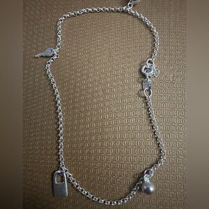 Lock Charm anklet 10"